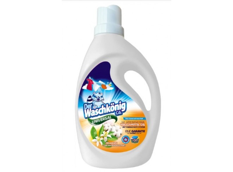 Жидкое средство для стирки WASCHKONIG Universal Orangen und Baumwollextrakt 3 л (апельсин и хлопок) (97-202) Жидкое средство для стирки WASCHKONIG Universal Orangen und Baumwollextrakt 3 л (апельсин и хлопок) (97-202)